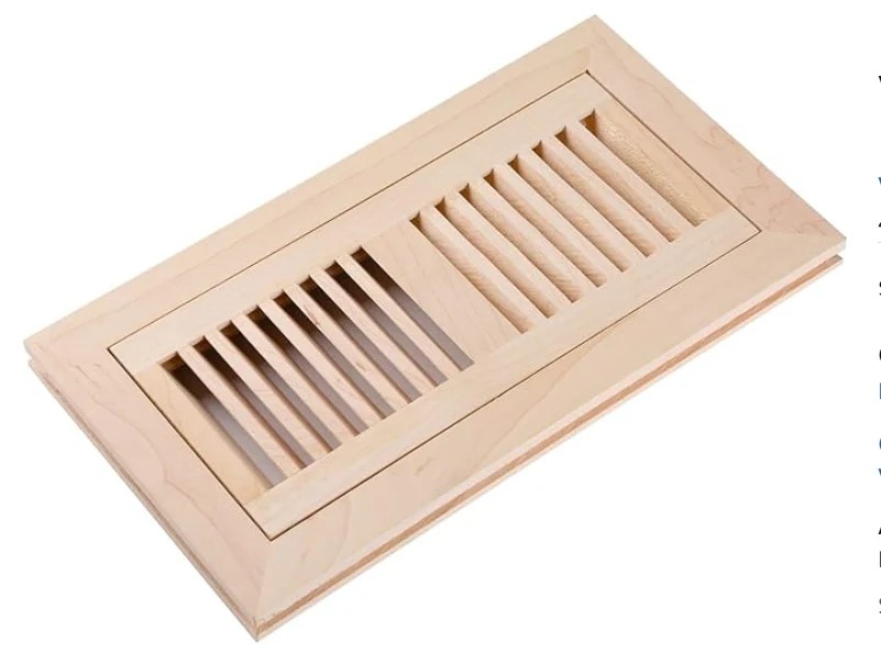 Flush-mount air vent (maple)