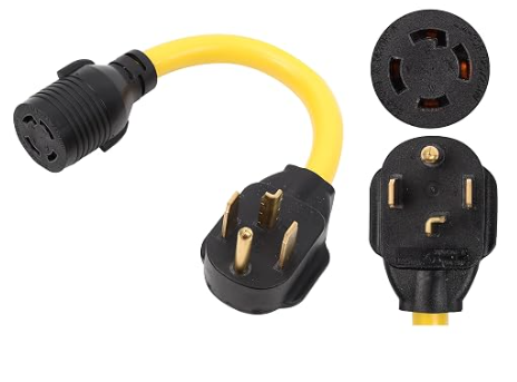 Adapter from dryer to power station
